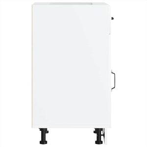 Base da Cucina Lucca Bianco in Legno Multistrato 853707