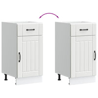 Base da Cucina Lucca Bianco in Legno Multistrato 853707