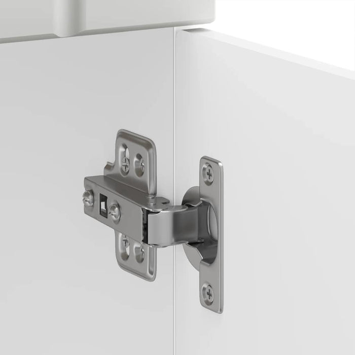 vidaXL Base da Cucina Lucca Bianco in Legno Multistrato