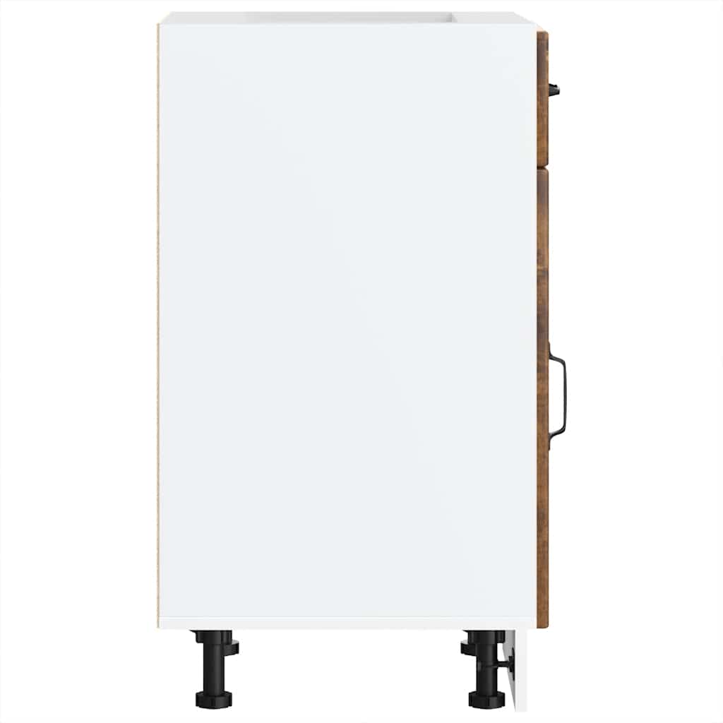 Base da Cucina-Mobile Base da Cucina Lucca Rovere Fumo in Legno Multistrato 107289