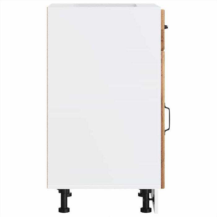 vidaXL Base da Cucina Lucca Legno Antico in Legno Multistrato