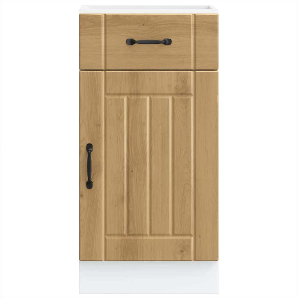 Base da Cucina Lucca Rovere Artigianale in Legno Multistrato