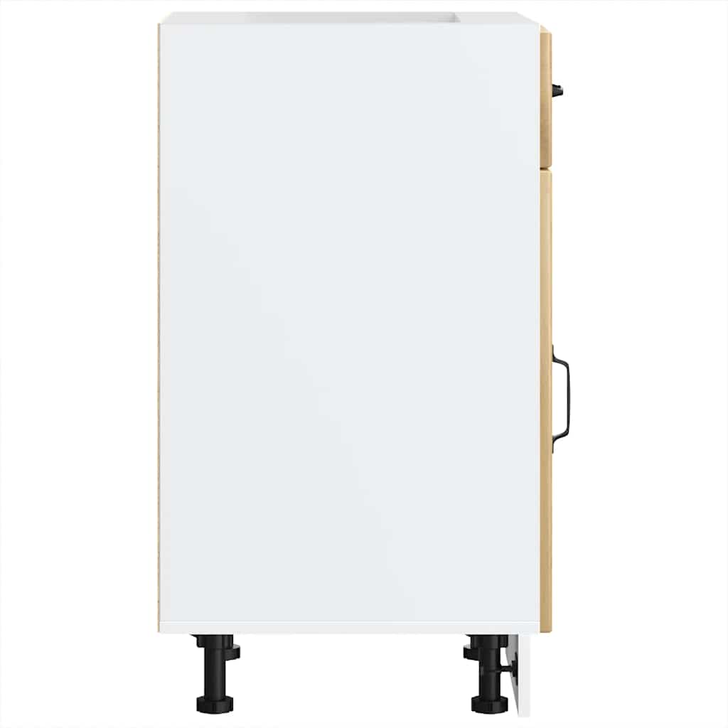 Base da Cucina Lucca Rovere Artigianale in Legno Multistrato