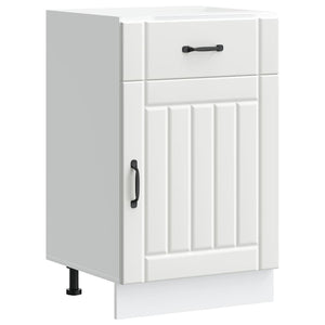 Base da Cucina Lucca Bianco in Legno Multistrato 853717