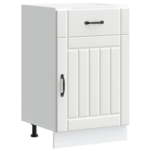 Base da Cucina Lucca Bianco in Legno Multistrato 853717