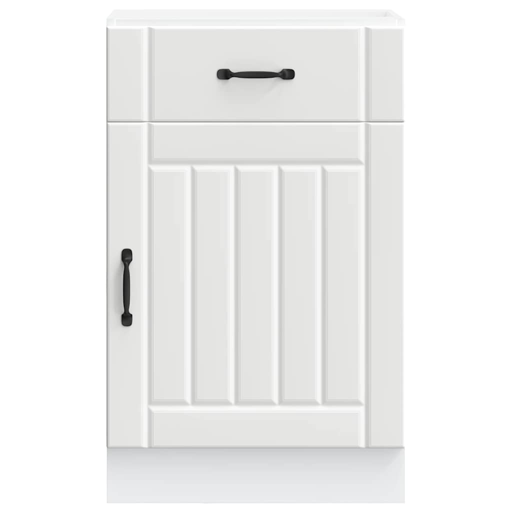 Base da Cucina Lucca Bianco in Legno Multistrato 853717