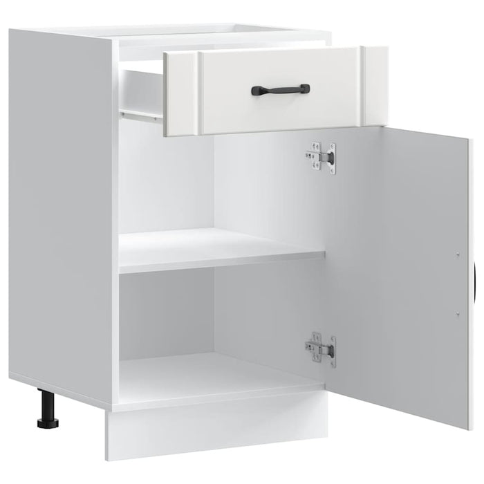 Base da Cucina Lucca Bianco in Legno Multistrato 853717