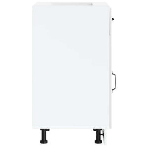 Base da Cucina-Mobile Base da Cucina Lucca Bianco in Legno Multistrato 428440