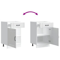 Base da Cucina Lucca Bianco in Legno Multistrato 853717