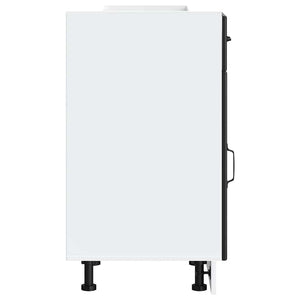 Base da Cucina Lucca Nero in Legno Multistrato 853718