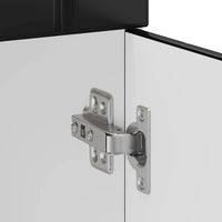 vidaXL Base da Cucina Lucca Nero in Legno Multistrato