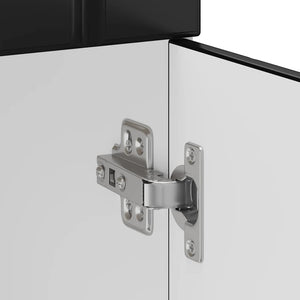 vidaXL Base da Cucina Lucca Nero in Legno Multistrato