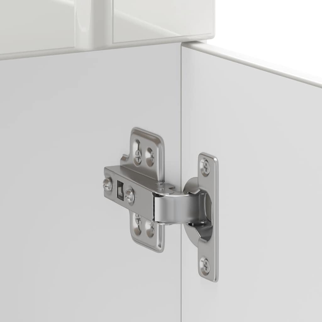 Base da Cucina Lucca Bianco Lucido in Legno Multistrato 853719