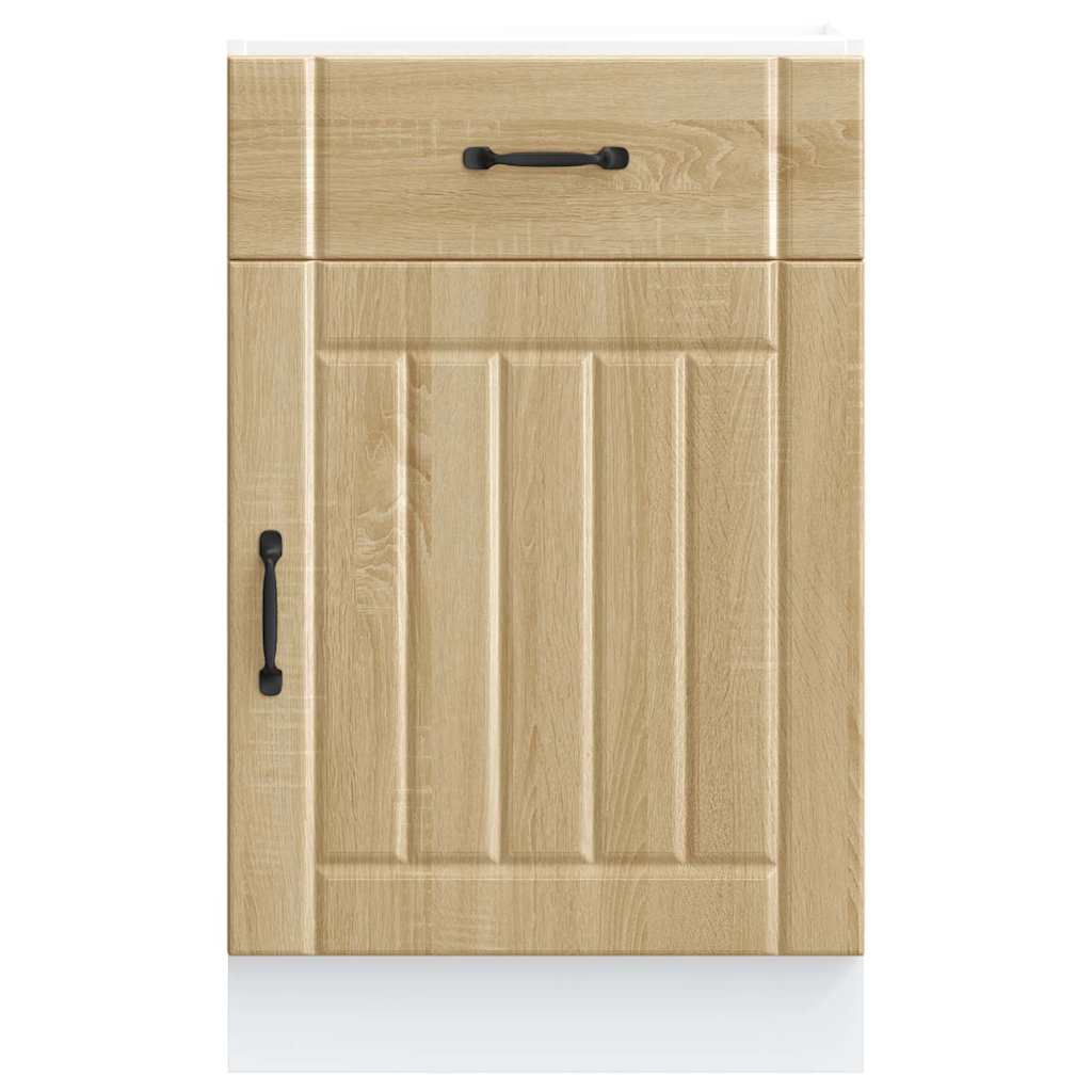 Base da Cucina Lucca Rovere Sonoma in Legno Multistrato 853720