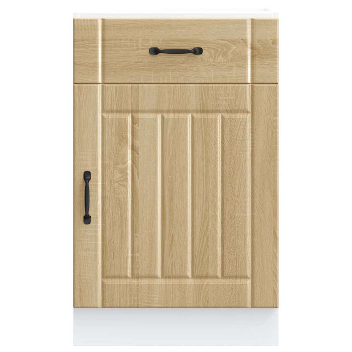 Base da Cucina Lucca Rovere Sonoma in Legno Multistrato 853720