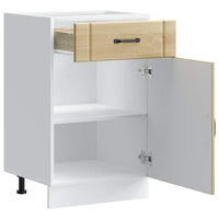 Base da Cucina-Mobile Base da Cucina Lucca Rovere Sonoma in Legno Multistrato 751366