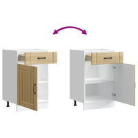 Base da Cucina-Mobile Base da Cucina Lucca Rovere Sonoma in Legno Multistrato 751366