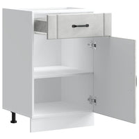 Base da Cucina Lucca Grigio Cemento in Legno Multistrato 853721