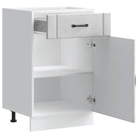 Base da Cucina-Mobile Base da Cucina Lucca Grigio Cemento in Legno Multistrato 516211