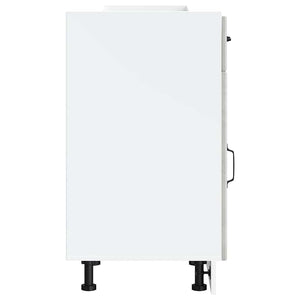 Base da Cucina Lucca Grigio Cemento in Legno Multistrato 853721