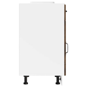 Base da Cucina Lucca Rovere Fumo in Legno Multistrato 853722