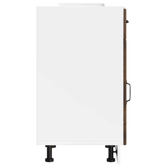 Base da Cucina Lucca Rovere Fumo in Legno Multistrato 853722