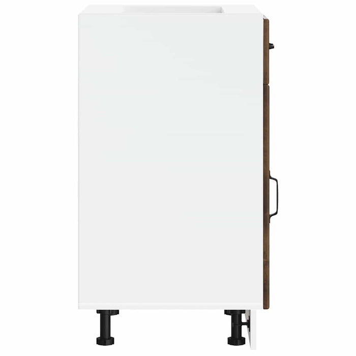 Base da Cucina-Mobile Base da Cucina Lucca Rovere Fumo in Legno Multistrato 205937