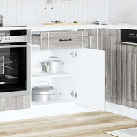 Base da Cucina Lucca Grigio Sonoma in Legno Multistrato 853723