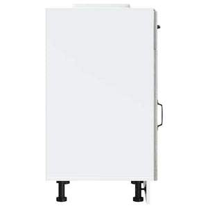 Base da Cucina Lucca Grigio Sonoma in Legno Multistrato 853723