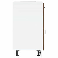 vidaXL Base da Cucina Lucca Rovere Marrone in Legno Multistrato