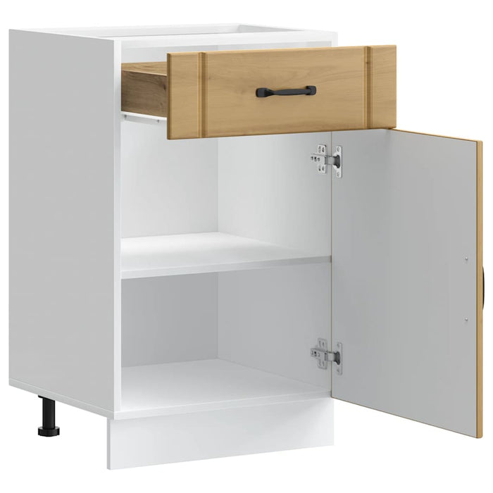 vidaXL Base da Cucina Lucca Rovere Artigianale in Legno Multistrato