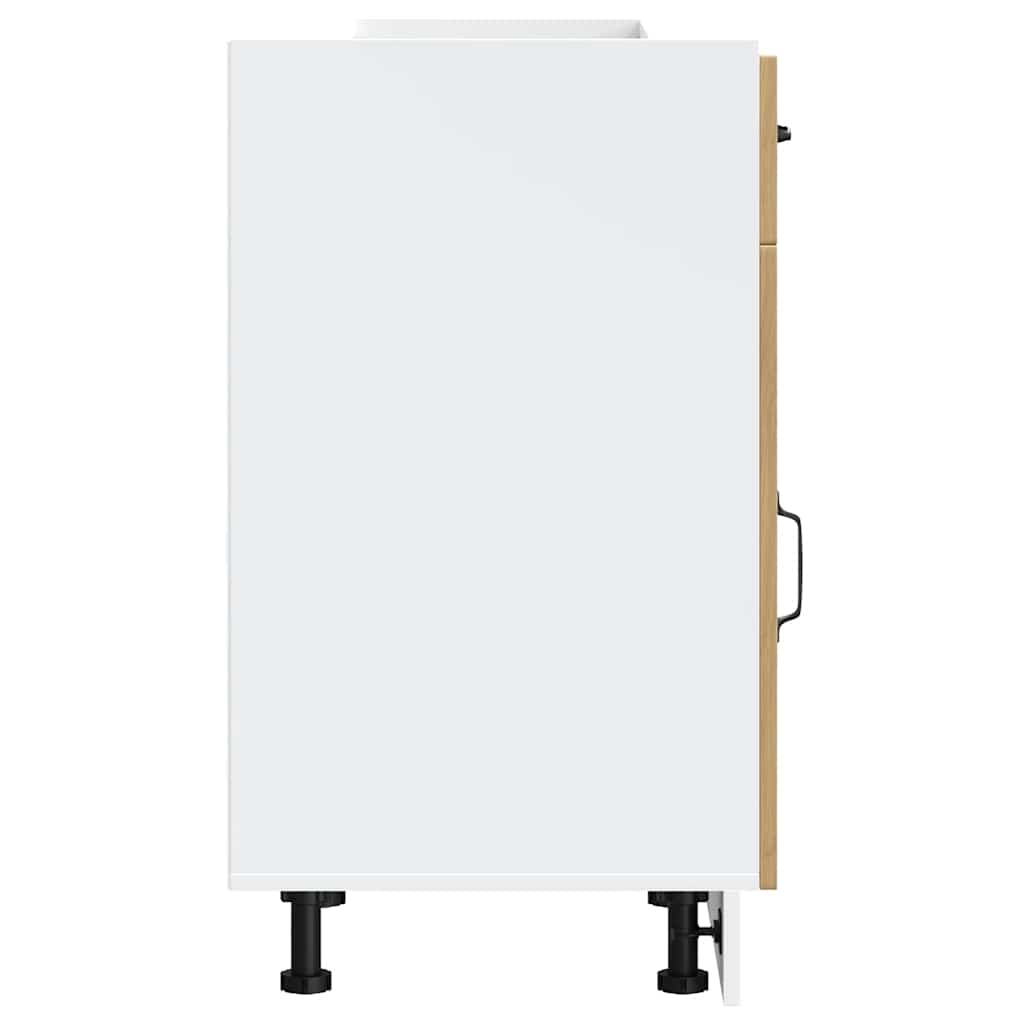 Base da Cucina Lucca Rovere Artigianale in Legno Multistrato 853726