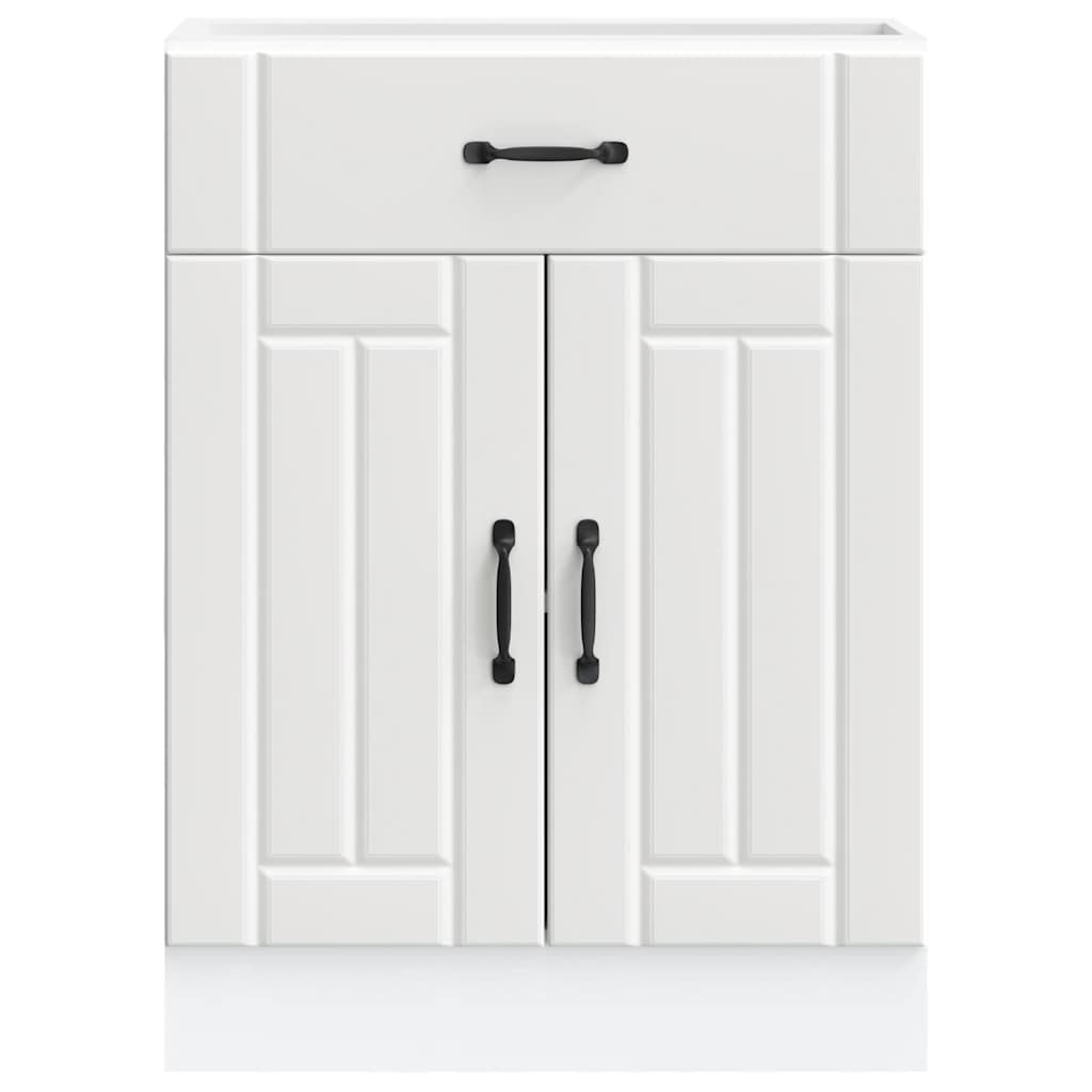 Base da Cucina Lucca Bianco in Legno Multistrato 853727