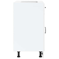 Base da Cucina-Mobile Base da Cucina Lucca Bianco in Legno Multistrato 595225