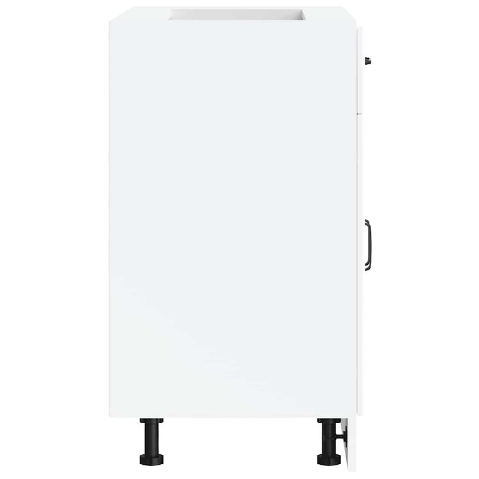 vidaXL Base da Cucina Lucca Bianco in Legno Multistrato