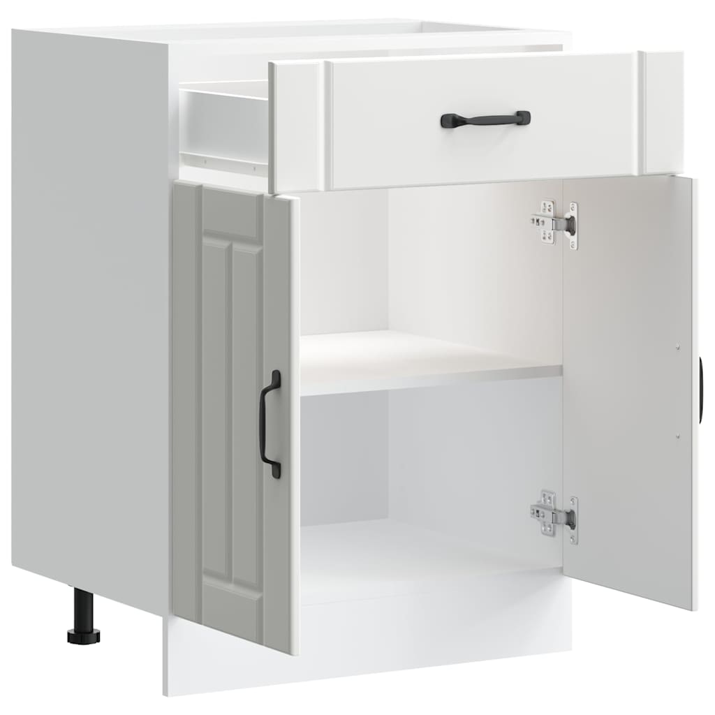 Base da Cucina Lucca Bianco in Legno Multistrato 853727