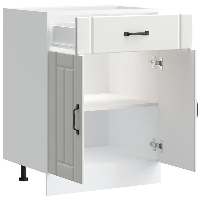 Base da Cucina Lucca Bianco in Legno Multistrato 853727