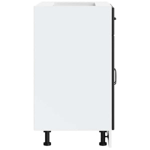 Base da Cucina-Mobile Base da Cucina Lucca Nero in Legno Multistrato 674652