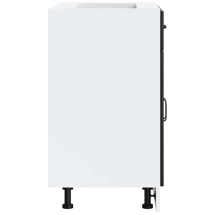 Base da Cucina-Mobile Base da Cucina Lucca Nero in Legno Multistrato 674652