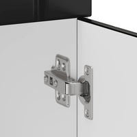 Base da Cucina Lucca Nero in Legno Multistrato 853728