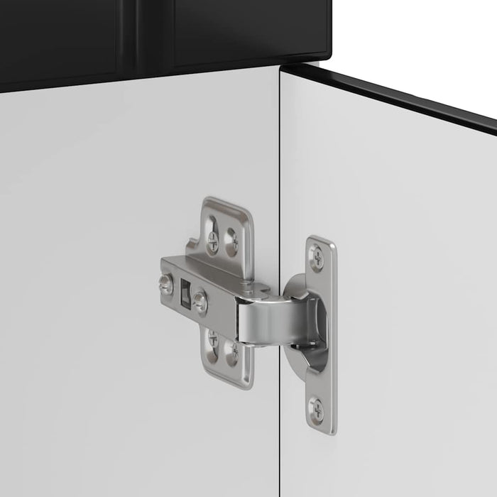 Base da Cucina-Mobile Base da Cucina Lucca Nero in Legno Multistrato 674652