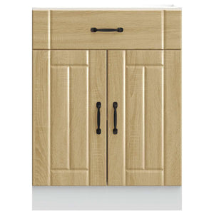 Base da Cucina Lucca Rovere Sonoma in Legno Multistrato 853730