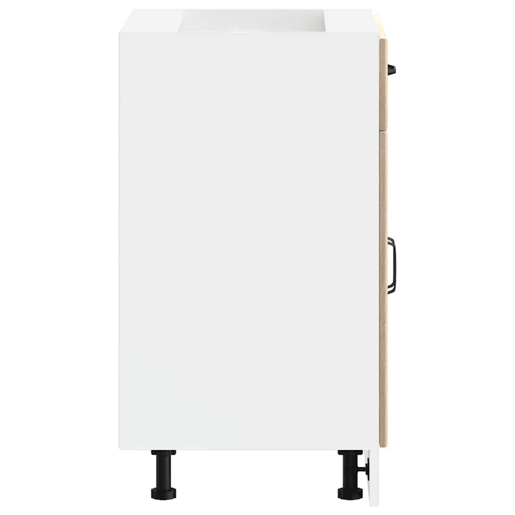 vidaXL Base da Cucina Lucca Rovere Sonoma in Legno Multistrato