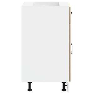 vidaXL Base da Cucina Lucca Rovere Sonoma in Legno Multistrato