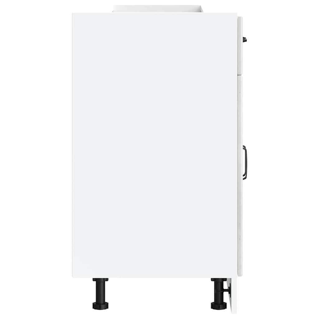 Base da Cucina Lucca Grigio Cemento in Legno Multistrato 853731