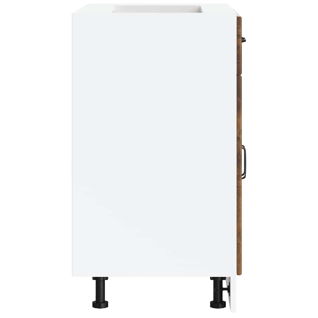 Base da Cucina Lucca Rovere Fumo in Legno Multistrato 853732