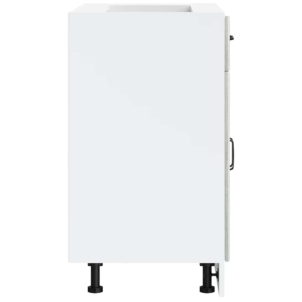 vidaXL Base da Cucina Lucca Grigio Sonoma in Legno Multistrato