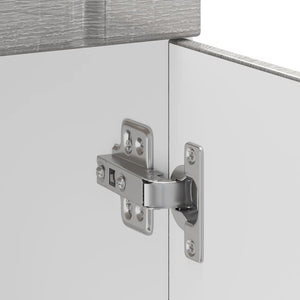 vidaXL Base da Cucina Lucca Grigio Sonoma in Legno Multistrato