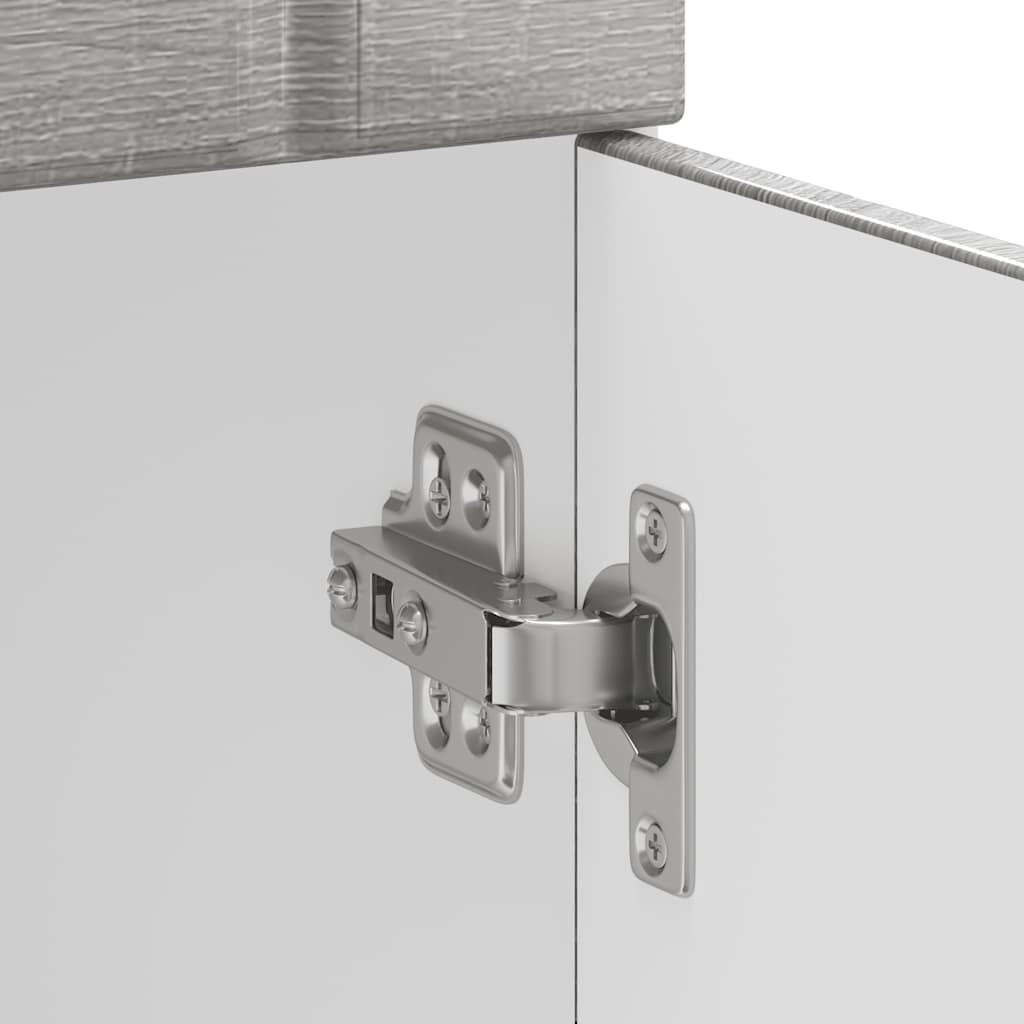 Base da Cucina-Mobile Base da Cucina Lucca Grigio Sonoma in Legno Multistrato 312429