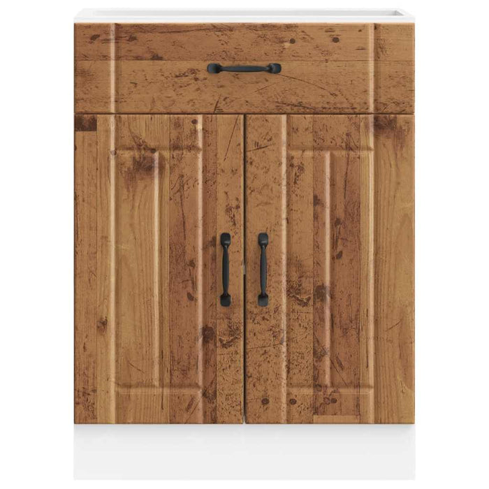 Base da Cucina Lucca Legno Antico in Legno Multistrato 853735